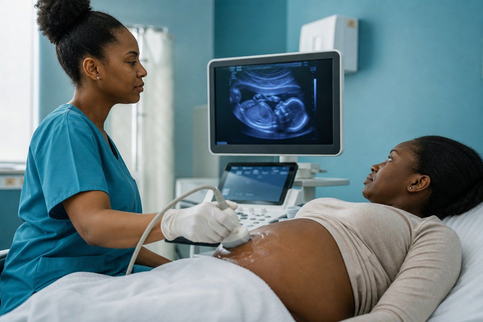 Obstetric ultrasound examination